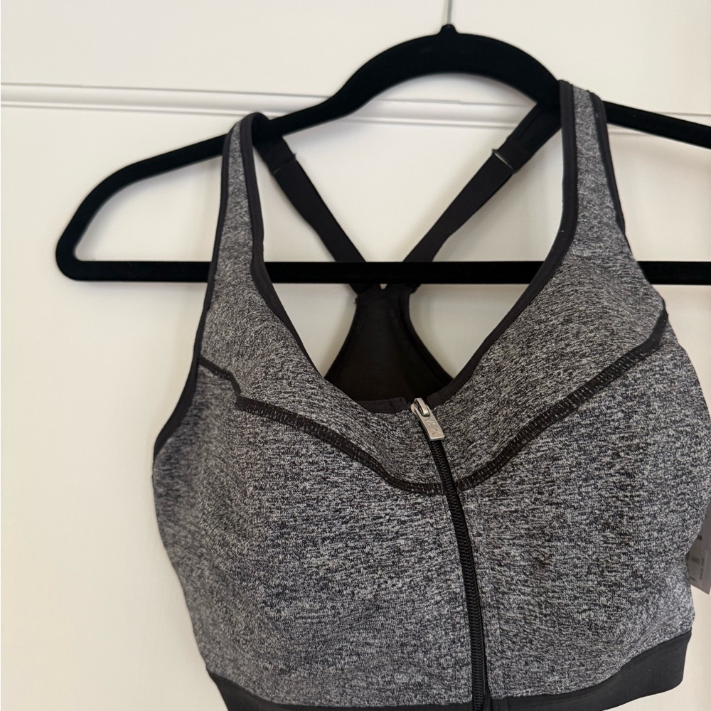 Victoria's Secret Black and Gray Sports Bra